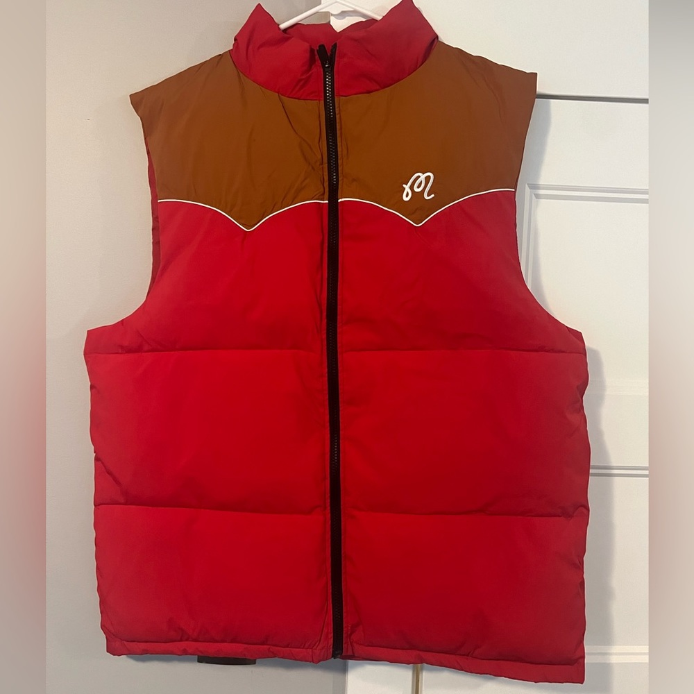 Malbon Golf Ritter puffer vest size L